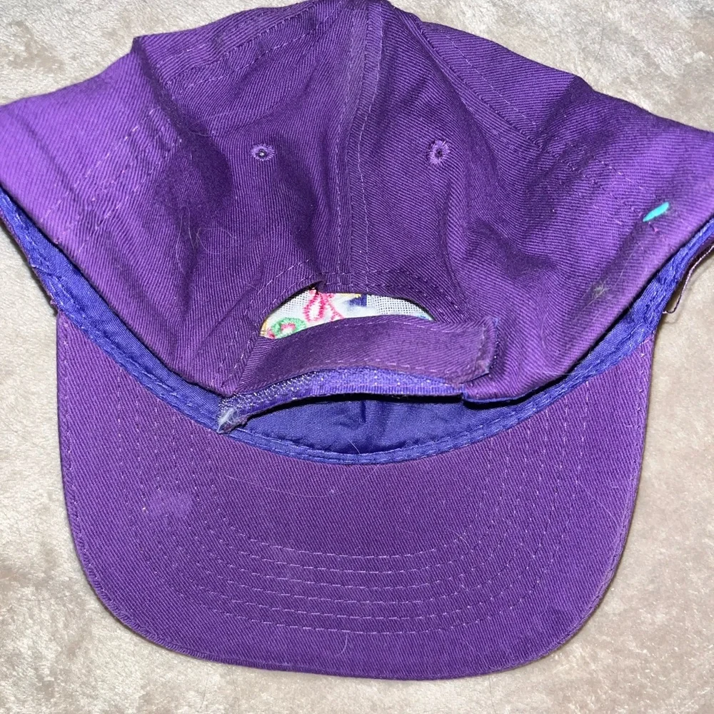 Genuine 907 Alaska Brand Kids Purple Moose Embroidered Baseball Cap Hat‎